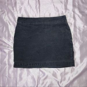 charcoal black skirt